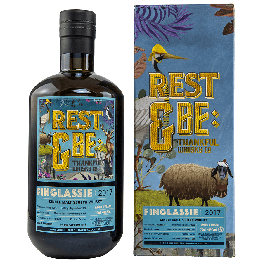 Finglassie 5 Jahre 2017/2022 Small Batch #1 Whisky 46% (Rest & Be Thankful)