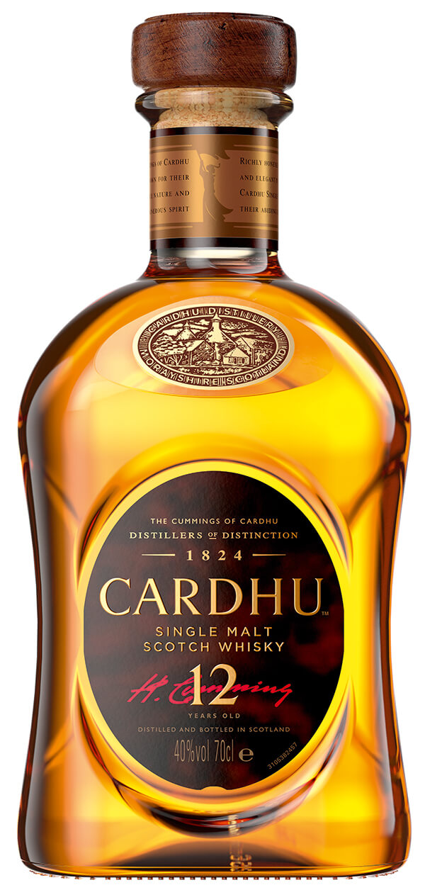 Cardhu 12 Jahre Whisky 40 Prozent Flasche