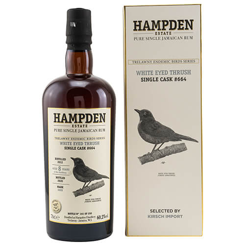 Hampden FOWH Single Cask 2012 #664 Trelawny Endemic Birds Series Rum 60,2%