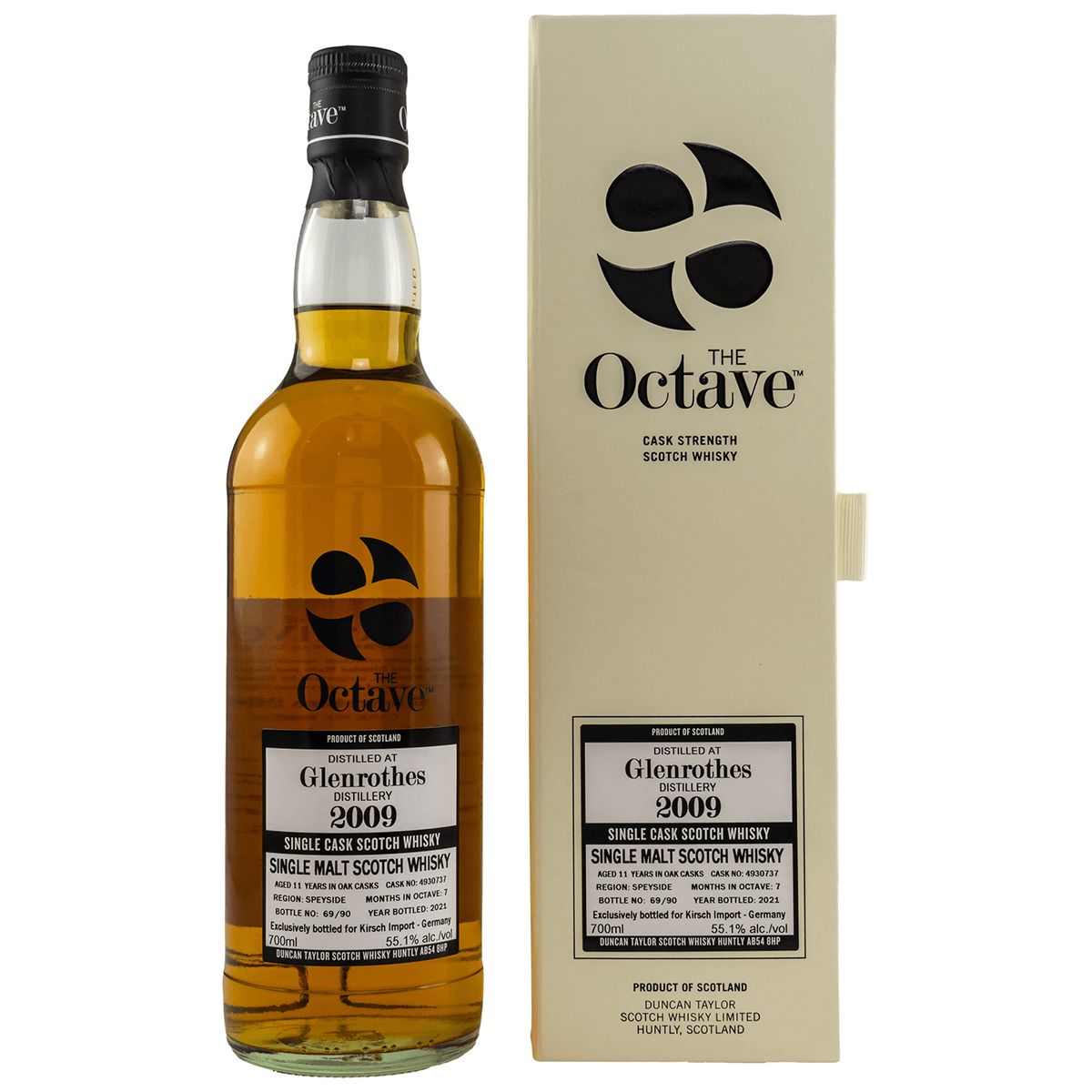 Glenrothes 11 Jahre 2008/2021 #4930737 The Octave Whisky 55,1% 0,7L (Duncan Taylor)