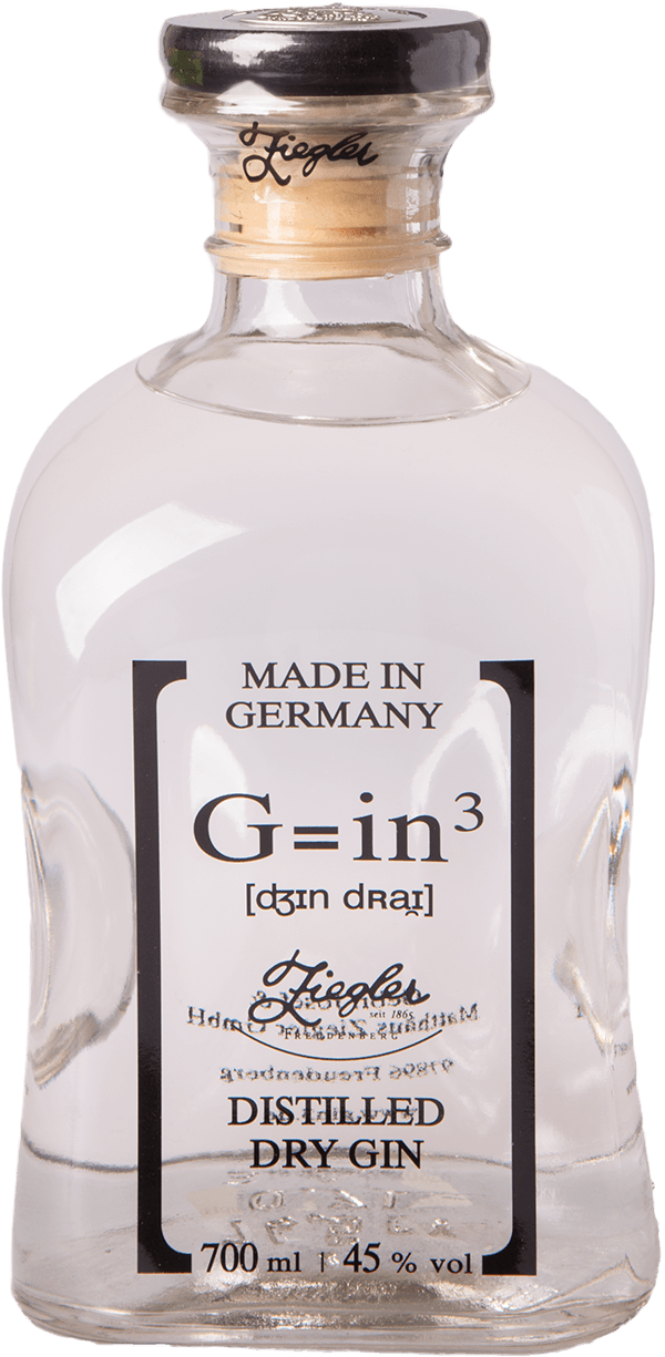 Ziegler G=in3 Dry Gin 0,7 Liter