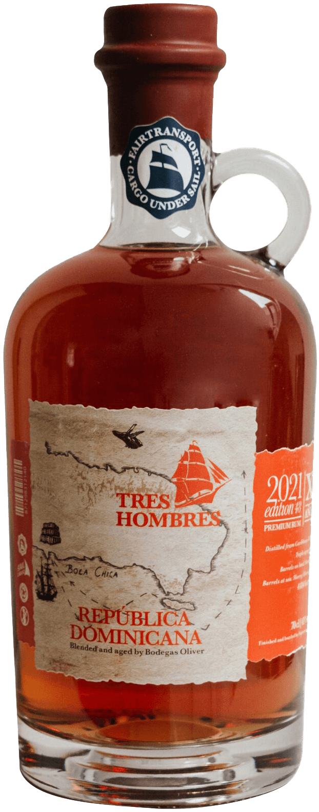 Tres Hombres 18 Jahre Ed. 048 Dominican Republic Solera Rum 43%