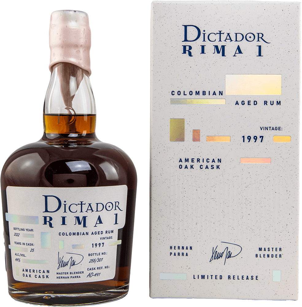 Dictador 25 Jahre 1997/2022 Rima I Sherry Casks Rum 44%