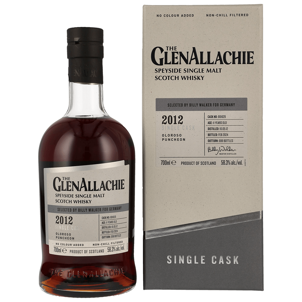 Glenallachie 11 Jahre 2012/2024 Cask 801629 Oloroso Puncheon Whisky 58,3%