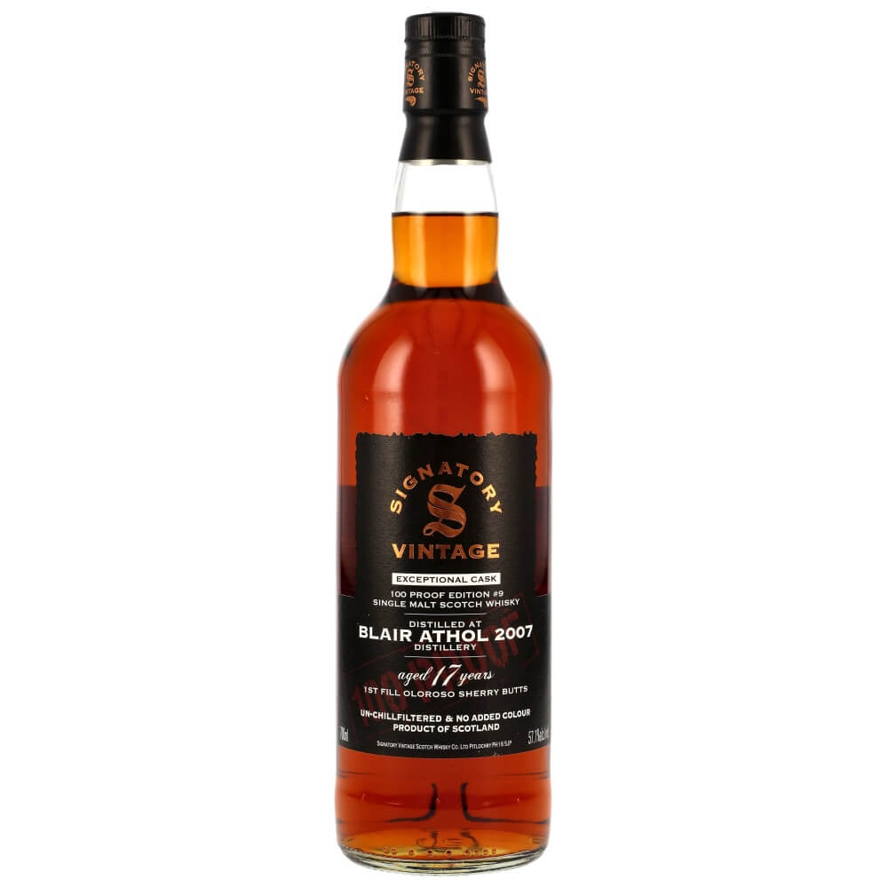 Blair Athol 17 Jahre 2007/2025 100 PROOF Exceptional Cask Edition #9 Whisky 57,1% (Signatory)