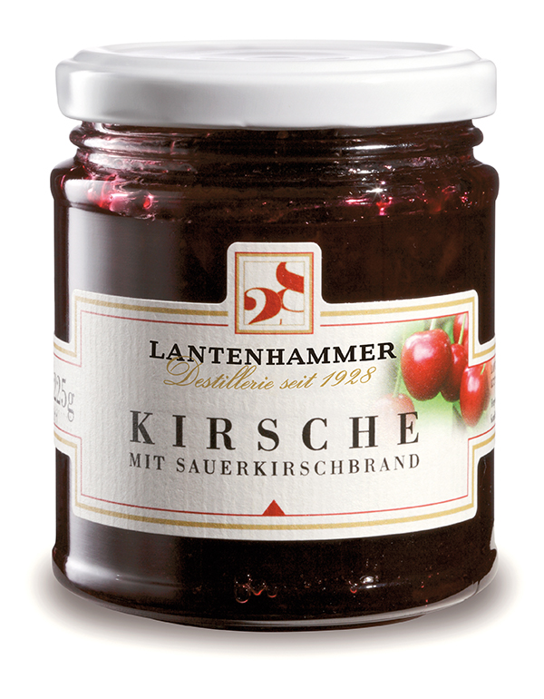Lantenhammer Marmelade Kirsche mit Sauerkirschbrand 225g