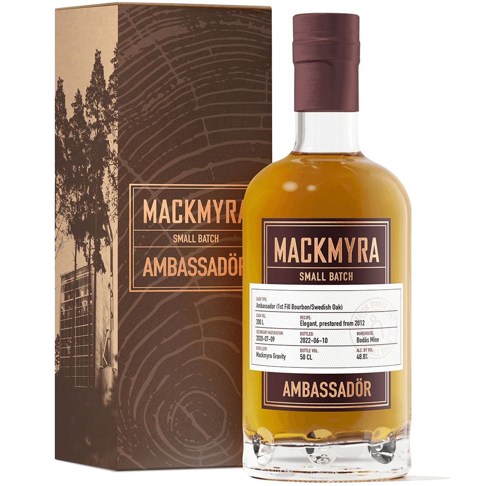 Mackmyra Ambassadör Whisky 48,8% 0,5L