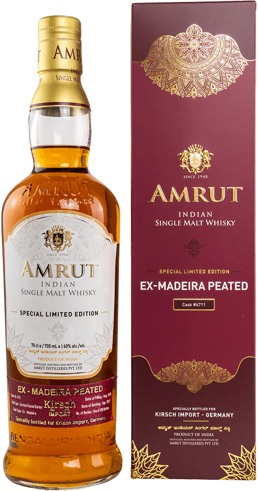 Amrut Special Limited Edition Peated Ex-Madeira Cask 4711 Whisky 60% (by Kirsch)