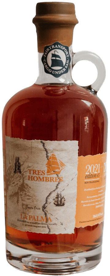Tres Hombres Ed. 045 La Palma Ron Tradicional Rum 43%