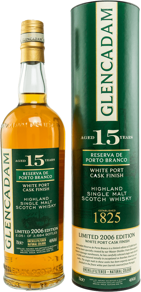 Glencadam 15 Jahre White Port Cask Finish Whisky 46% 0,7L