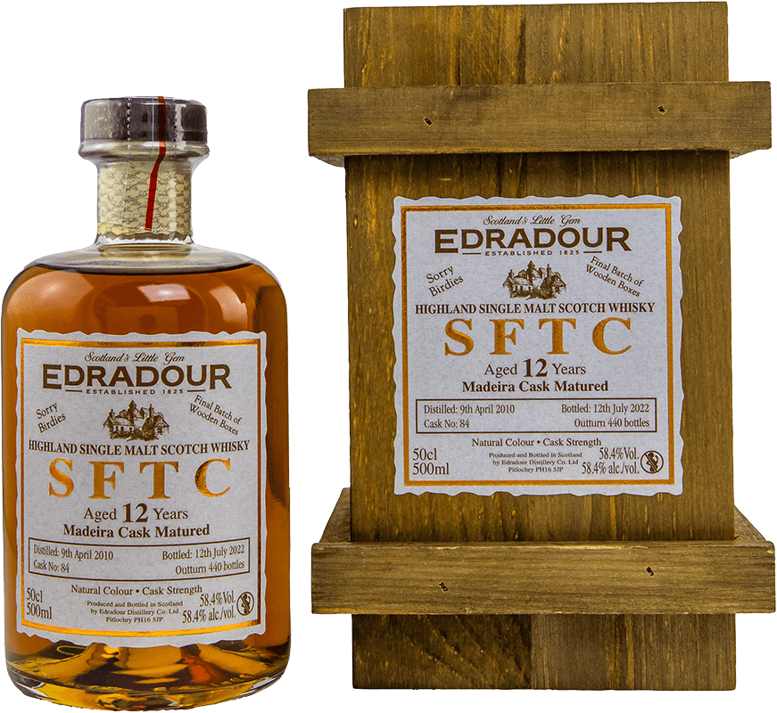 Edradour 12 Jahre 2010/2022 Straight from the Cask Madeira #84 Whisky 58,4% 0,5L