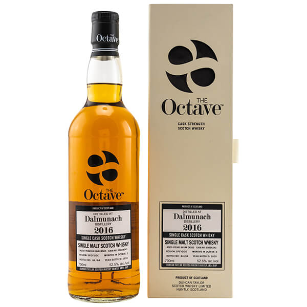 Dalmunach 4 Jahre 2016/2020 Octave Whisky 52,5% (Duncan Taylor)