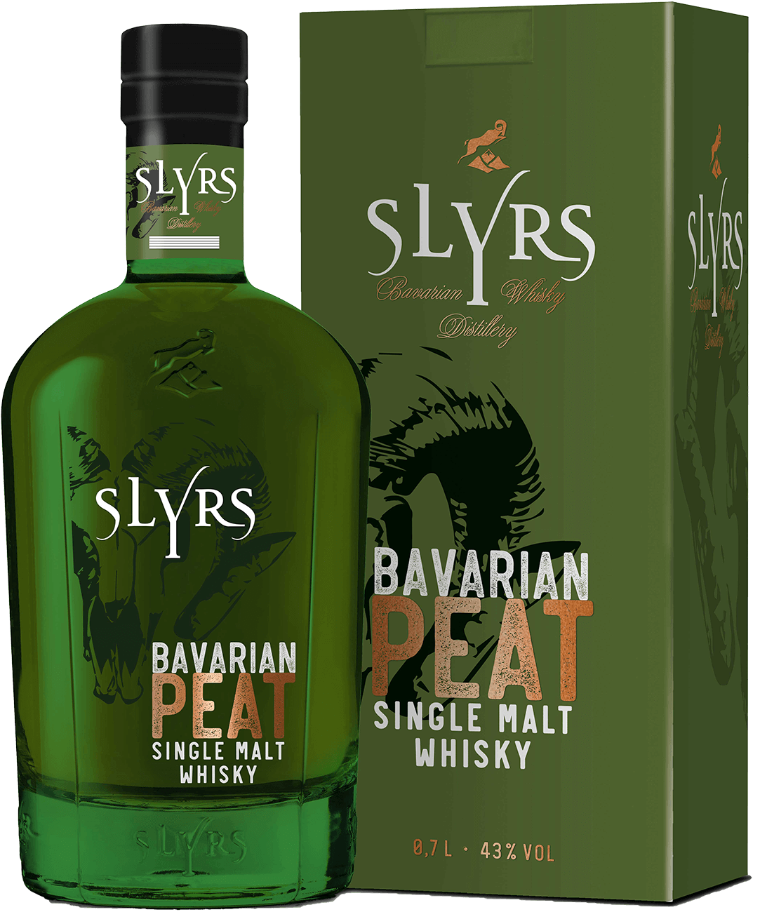 Slyrs Peat Single Malt Whisky 43%
