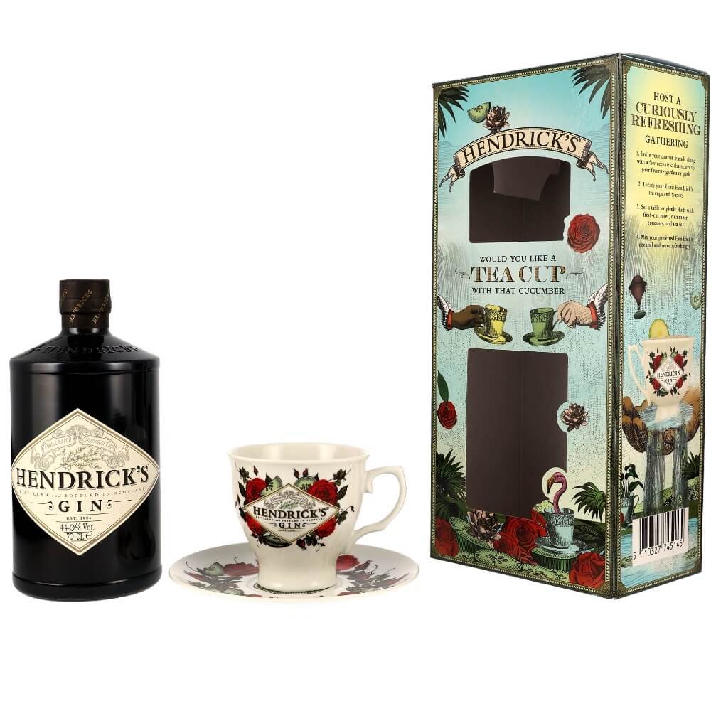 Hendrick’s Original Gin 44% Geschenkset Tea Cup