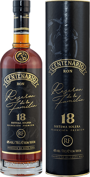 Centenario 18 Jahre Reserva De La Familia Rum 40% 0,7L Flasche Tube Shop