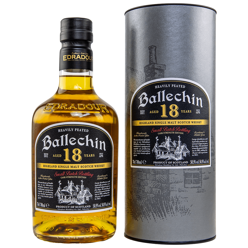Ballechin 18 Jahre Cask Strength Batch 1 Whisky 50,9%