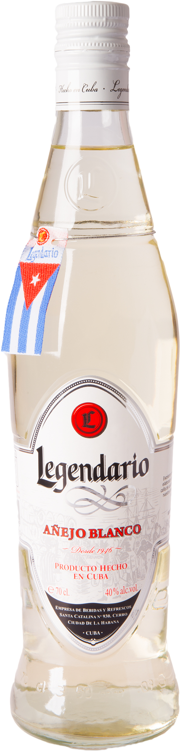 Legendario Anejo Blanco Rum 40%