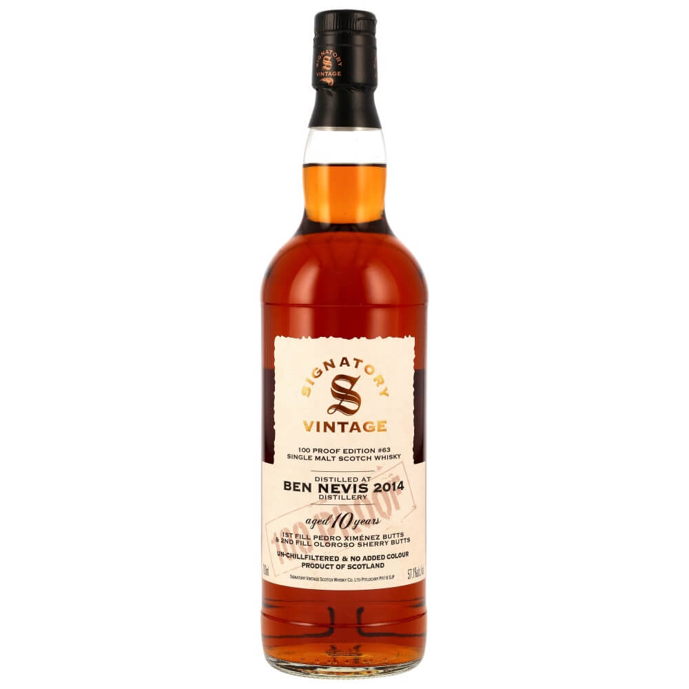 Ben Nevis 10 Jahre 2014/2025 100 Proof Edition #63 Whisky 57,1% (Signatory)