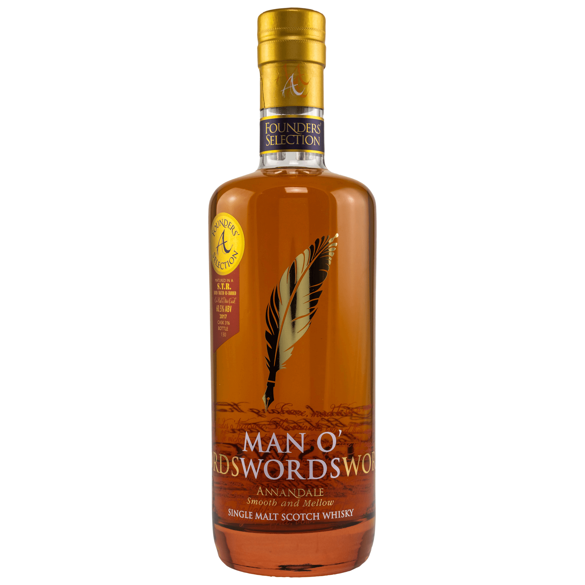 Annandale 2017 Man O' Sword Founders Selection #316 Whisky 60,5%