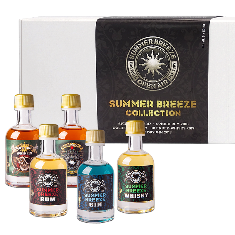 Summer Breeze Rum GIN Whisky Miniaturset GLOCK SPIRITS