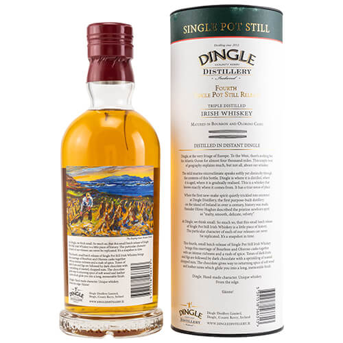 Dingle Single Malt Irish Whiskey Batch 4 46,5% Rücken