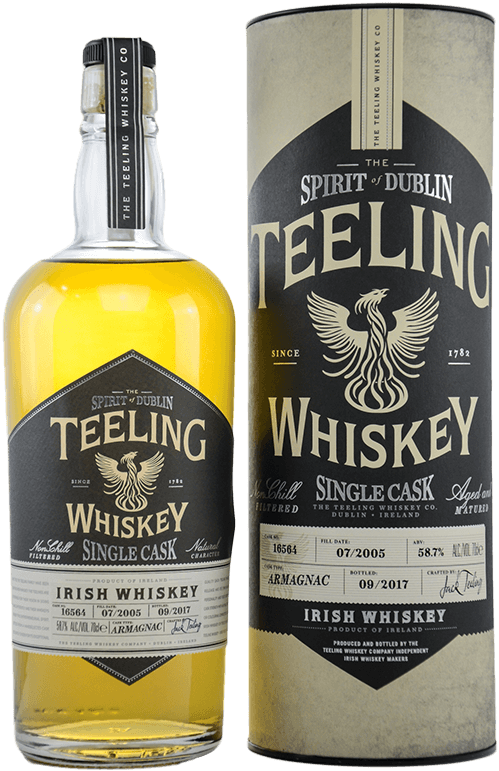 Teeling 2005 Single Cask Armagnac Irish Whiskey 58,7 Prozent