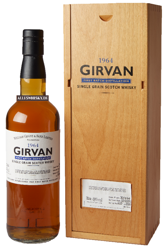 Girvan Single Grain Whisky 1964 48%