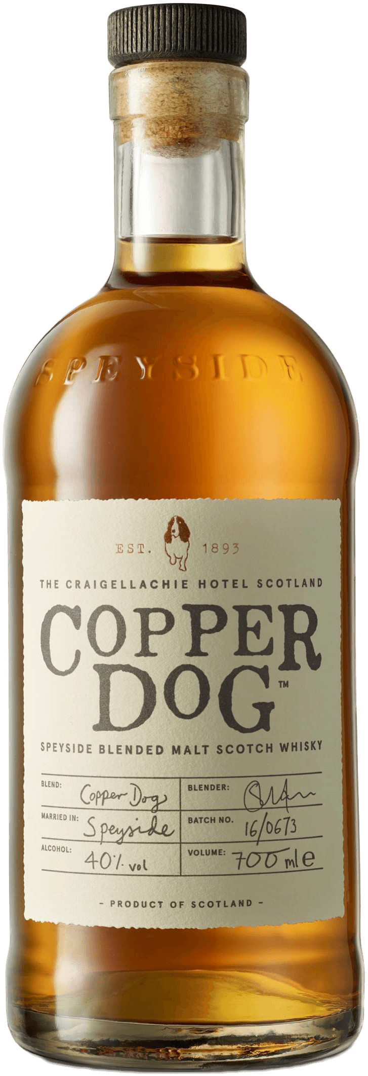 Copper Dog Speyside Blended Scotch Whisky 40%