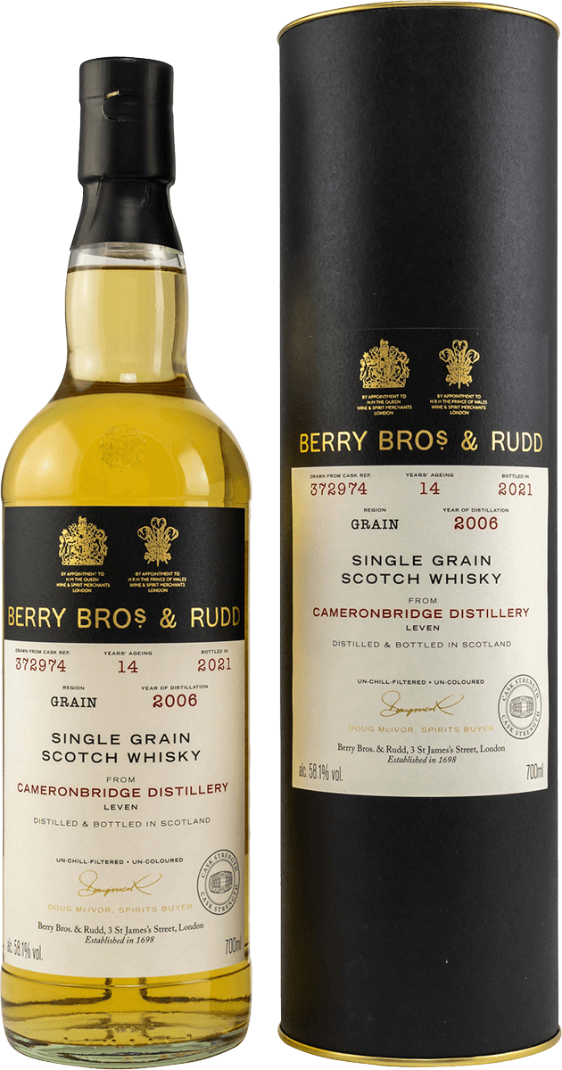 Cameronbridge 14 Jahre 2006/2021 Cask 372974 Whisky 58,1% (Berry Bros & Rudd)