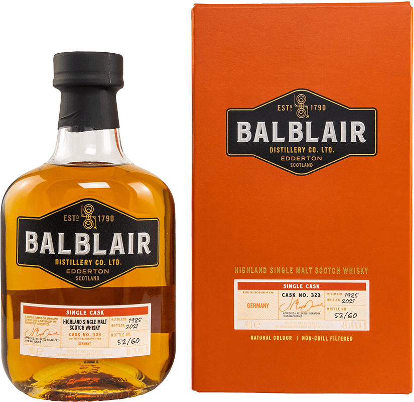 Balblair 1985/2021 Single Cask #323 Germany Whisky 48,1%