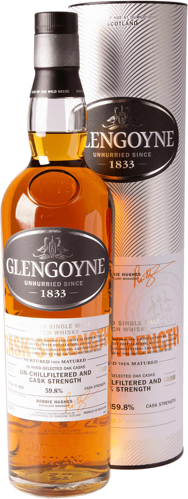 Glengoyne Cask Strength Whisky Batch No 006 59,8% 0,7L Shop