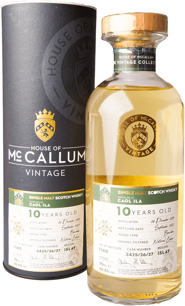 Caol Ila 10 Jahre 2010/2021 Bourbon Whisky 46,5% (House of McCallum)