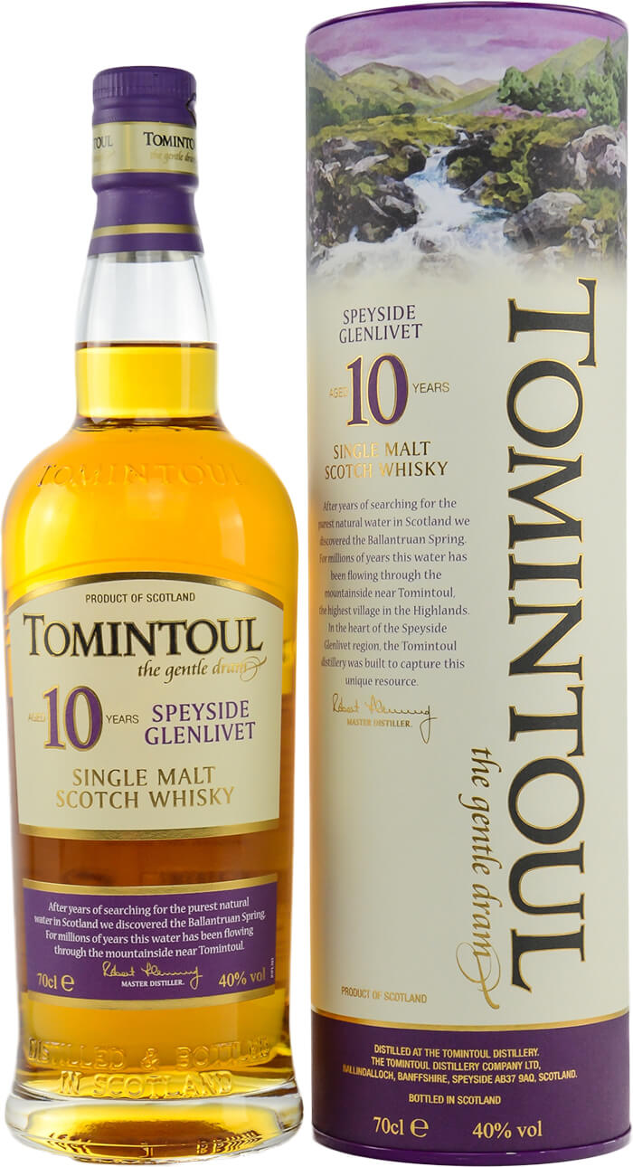 Tomintoul 10 Jahre Whisky 40% 0,7L