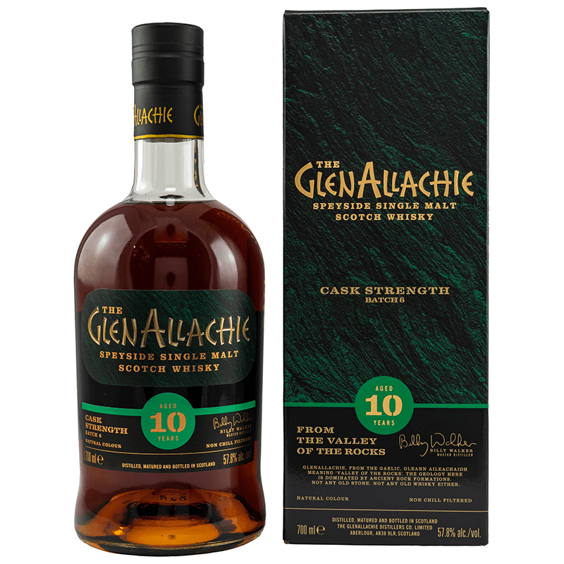 Glenallachie 10 Jahre Cask Strength Batch 6 Whisky 57,8% 0,7L