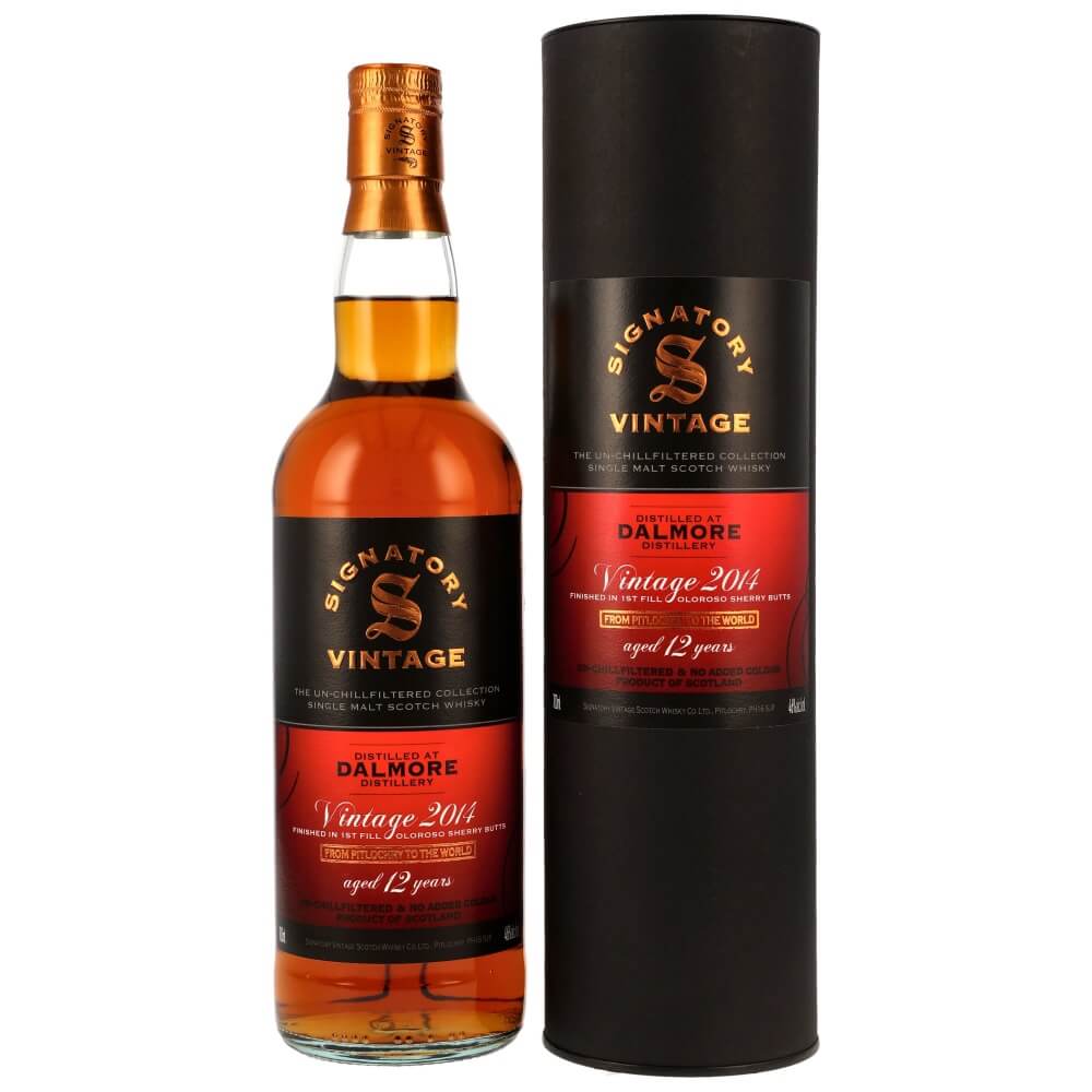Dalmore 12 Jahre 2014/2026 1st Fill Oloroso Sherry Butts Finish #3+6 Whisky 46% (Signatory)
