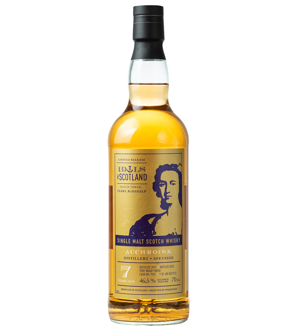Auchroisk 7 Jahre 2012/2020 Idols of Scotland Port Finish Whisky 46,5% 0,7L