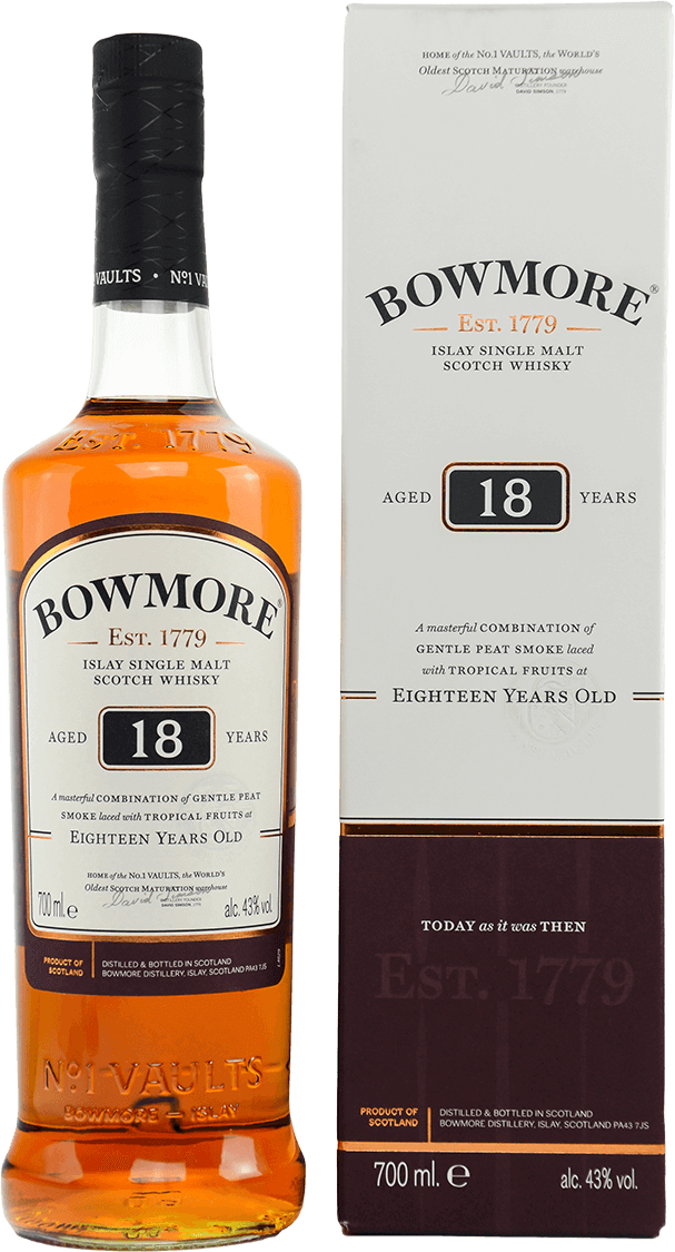 Bowmore 18 Jahre Islay Single Malt Whisky 43% Prozent Shop