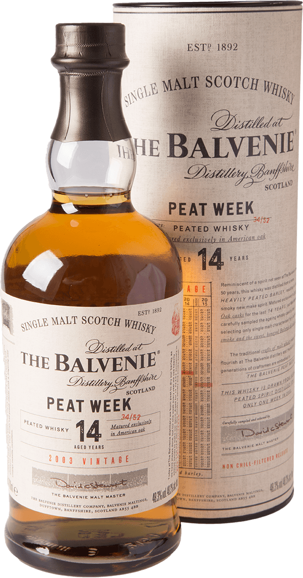 Balvenie 14 Jahre Peat Week 2003/2017 Whisky 48,3% 0,7L