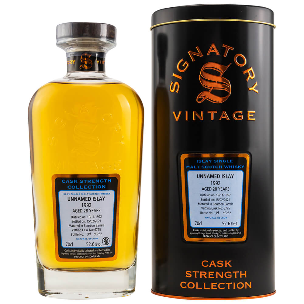 Unnamed Isaly 1992/2021 Cask Strength Collection #6775 Whisky 52,6% 0,7L (Signatory)