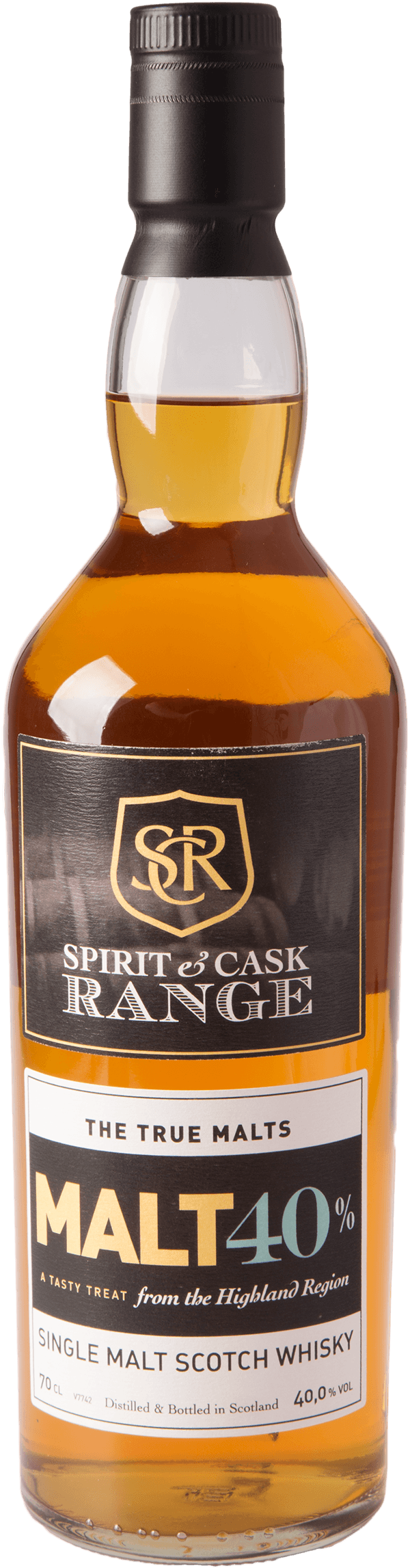 Spirit & Cask Range Malt 40 Highland Single Malt Whisky 40% 0,7L