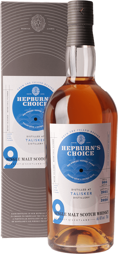 Talisker 9 Jahre Hepburn's Choice 2011 Sherry Whisky 46% 0,7L
