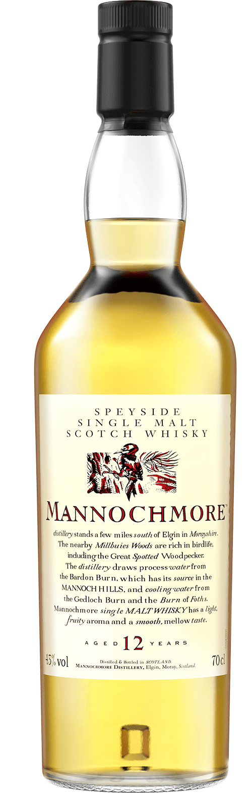 Mannochmore 12 Jahre Flora & Fauna Whisky 43% 0,7L