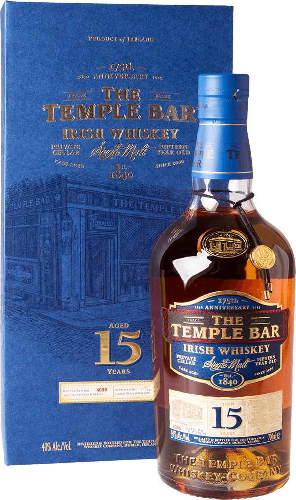 The Temple Bar 15 Jahre Irish Single Malt Whiskey 40%