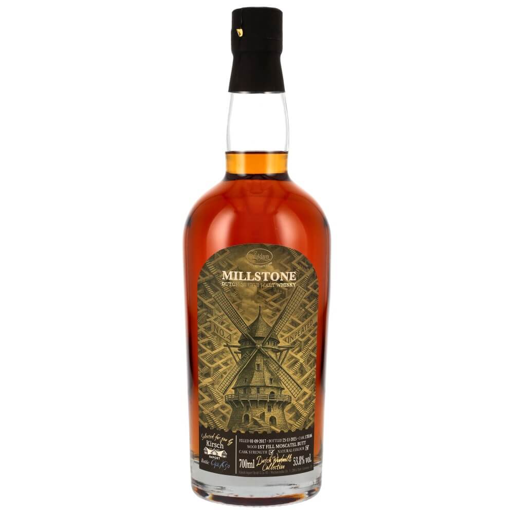 Millstone 8 Jahre 2017/2025 Moscatel Cask #17B106 Windmill Collection No.4 Whisky 53,8% 