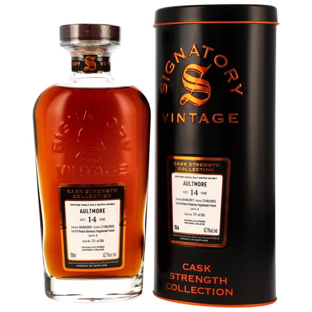 Aultmore 14 Jahre 2011/2025 Cask Strength Collection #6 Whisky 62,1% (Signatory)