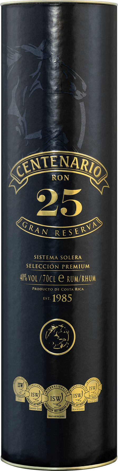 Centenario 25 Jahre Gran Reserve Rum 40% 0,7L Tube