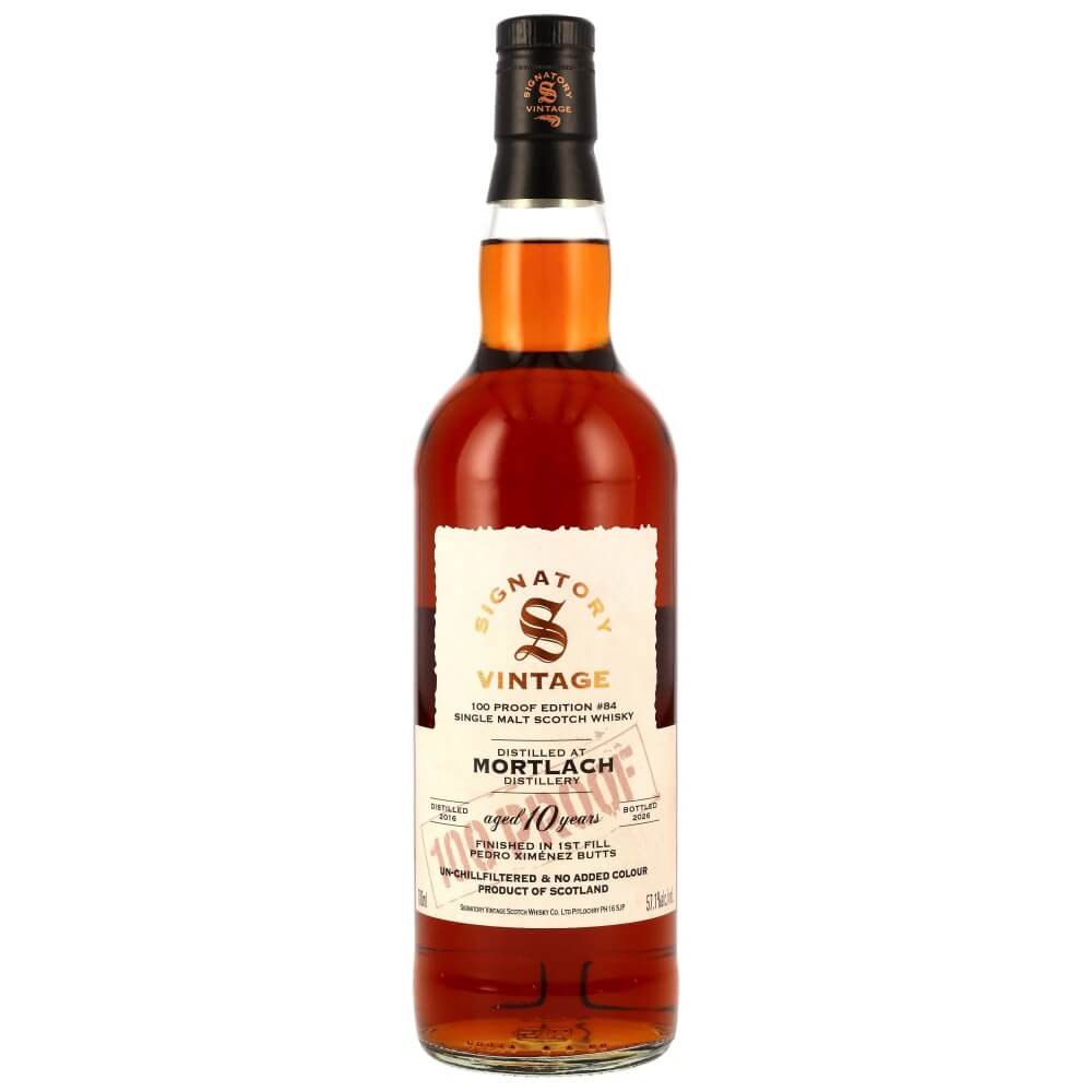Mortlach 10 Jahre 2016/2026 100 Proof Edition #84 Whisky 57,1% (Signatory)
