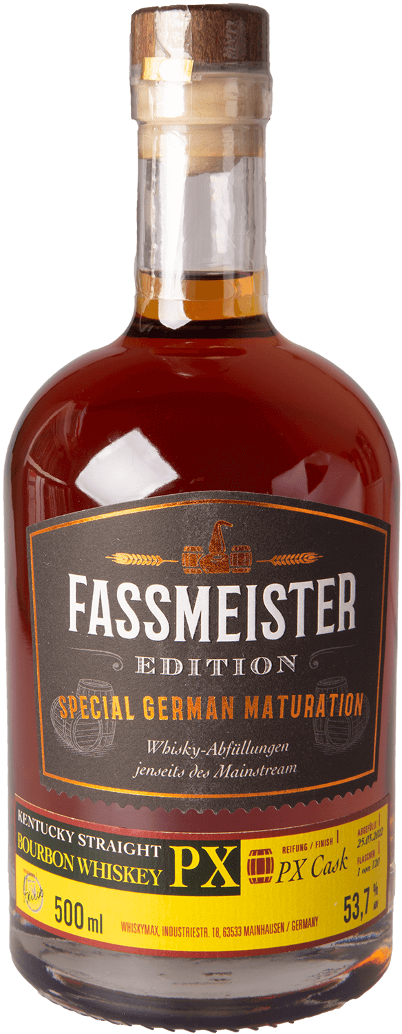 Fassmeister Edition Kentucky Bourbon PX Finish Whisky 53,7%