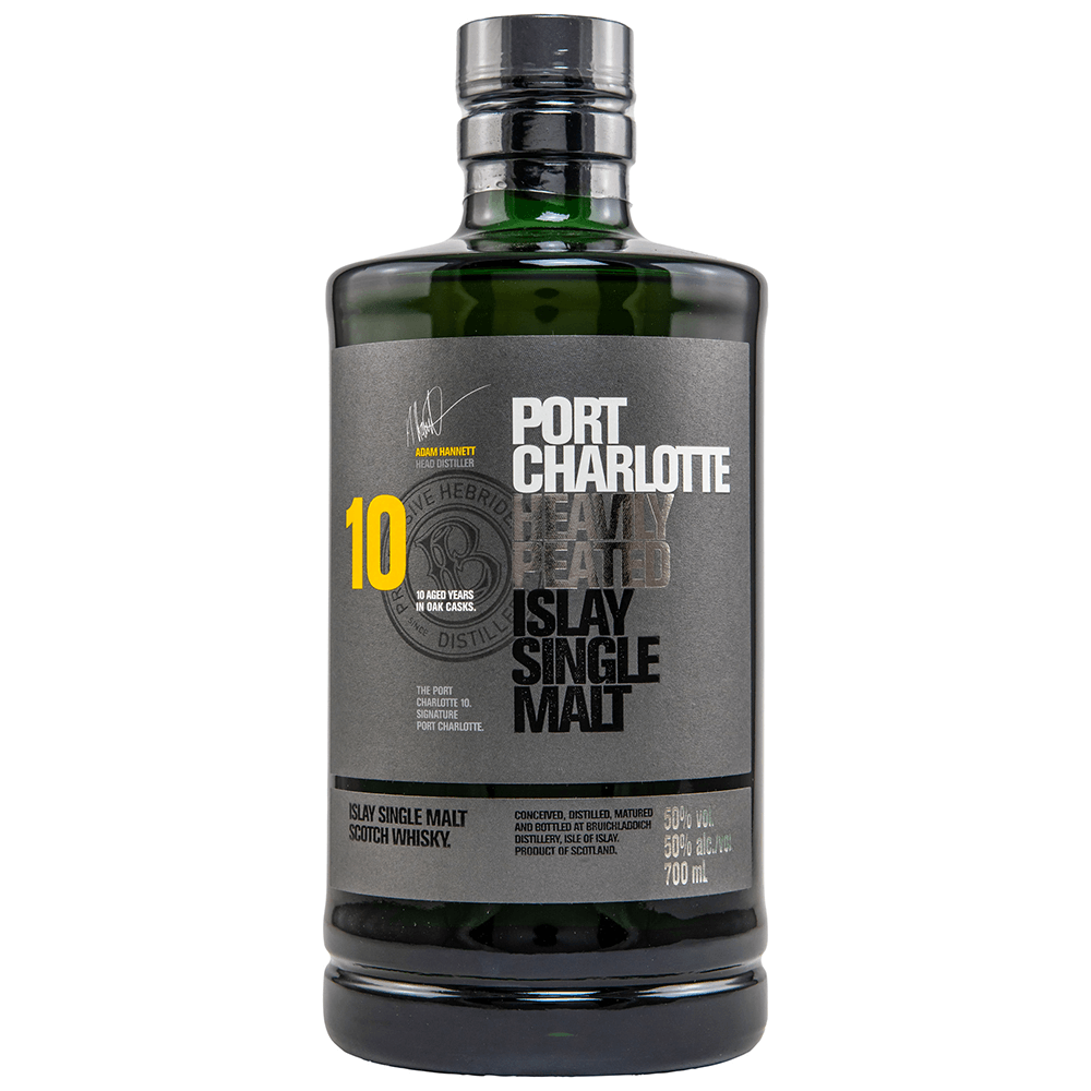 Bruichladdich Port Charlotte 10 Jahre Heavily Peated Whisky 50%