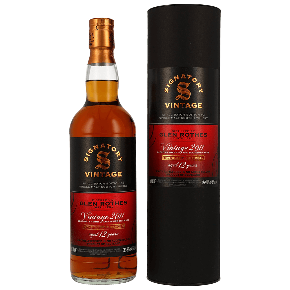 Glenrothes 12 Jahre 2011/2023 Small Batch Edition #2 Whisky 48,2% (Signatory